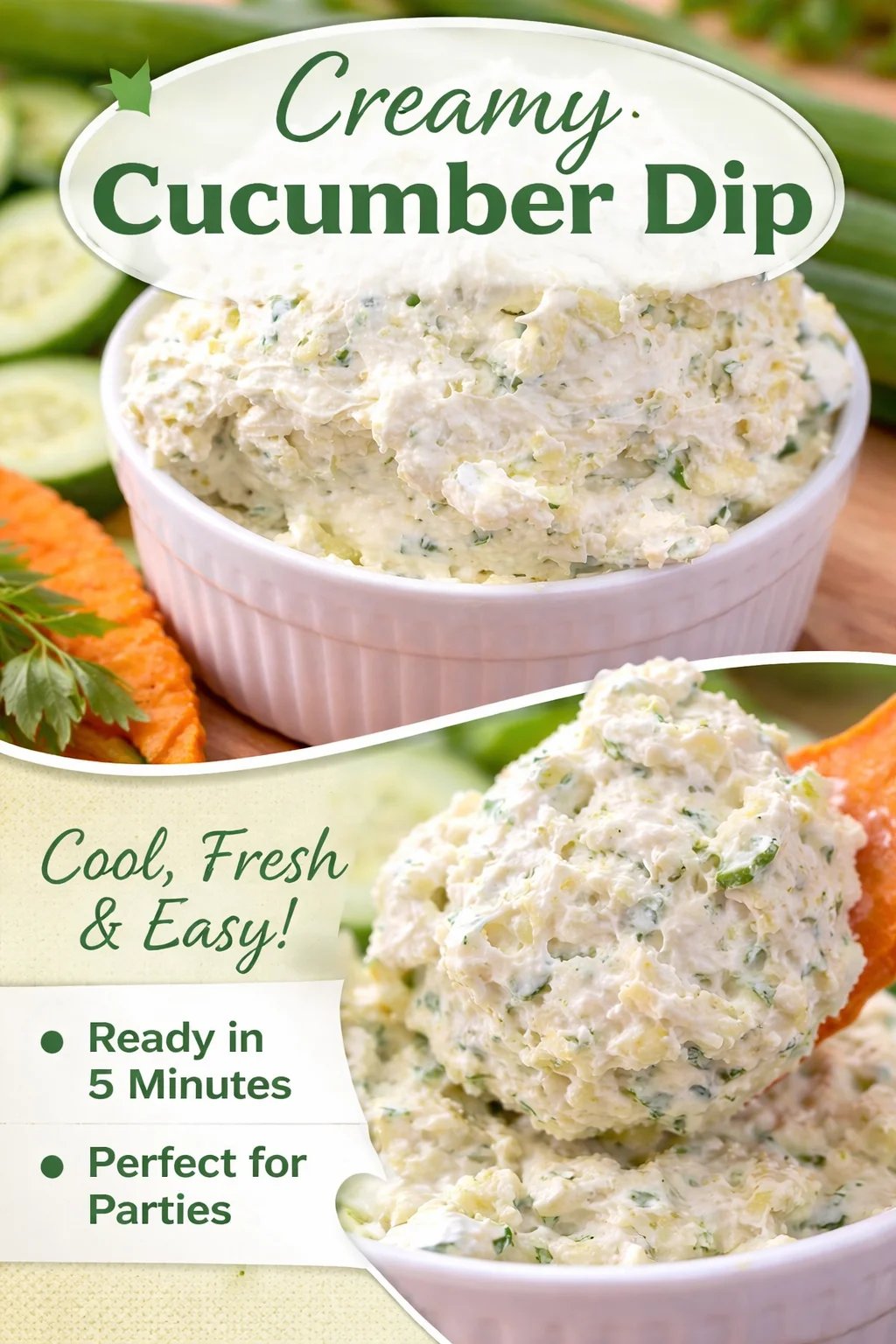 Cucumber Cream Cheese Spread