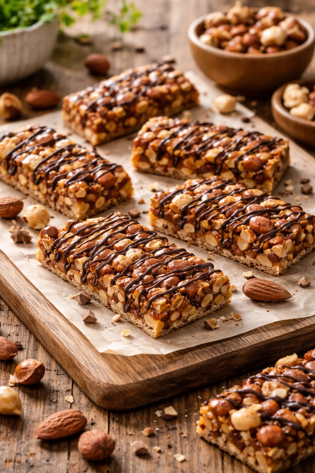 Dark Chocolate Sea Salt Nut Bars