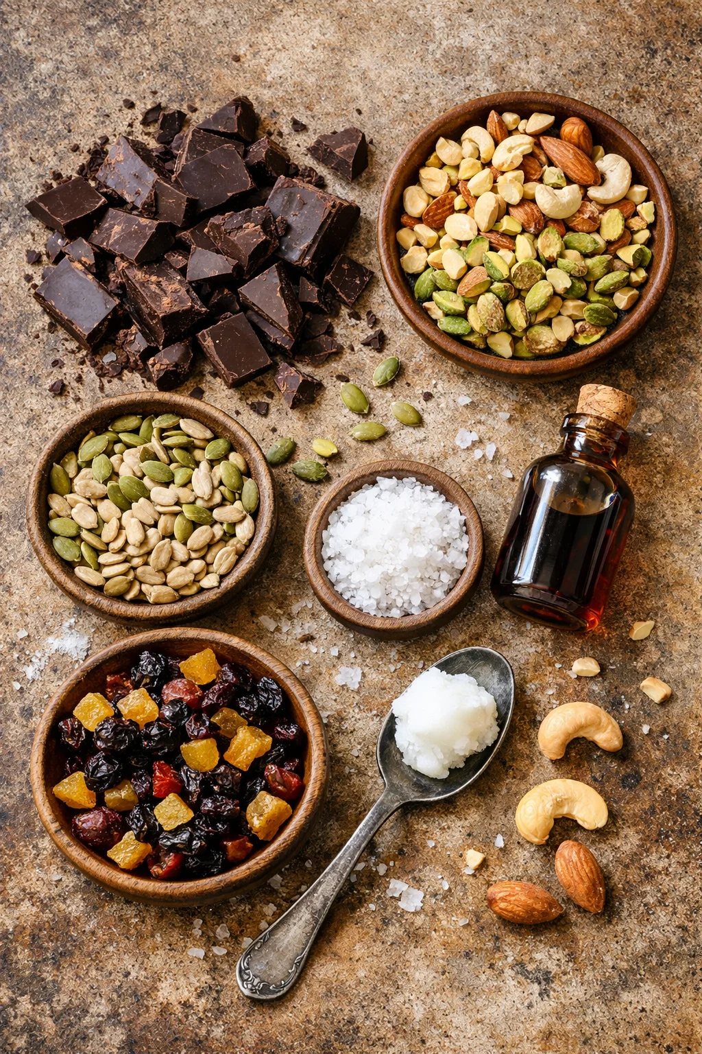 Dark Chocolate Sea Salt Nut Bars