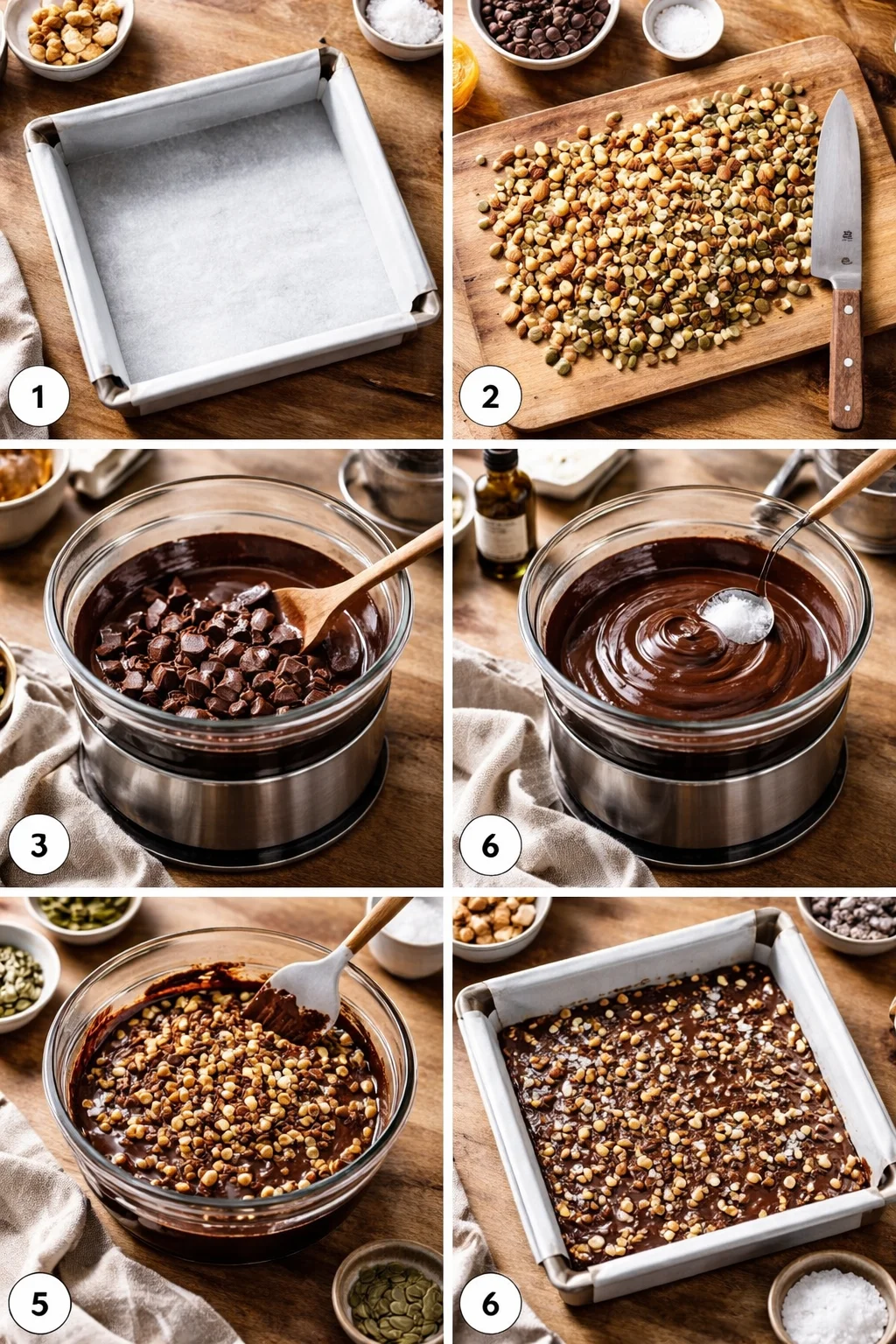 Dark Chocolate Sea Salt Nut Bars