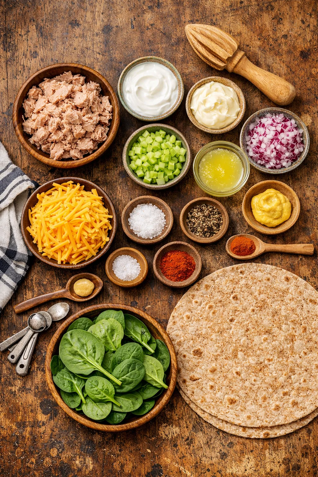 delicious and healthy tuna melt wrap