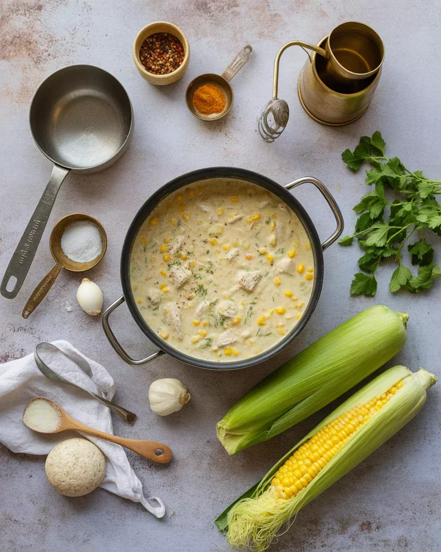 Deliciously Easy Creamy Chicken Corn Chowder Recipe