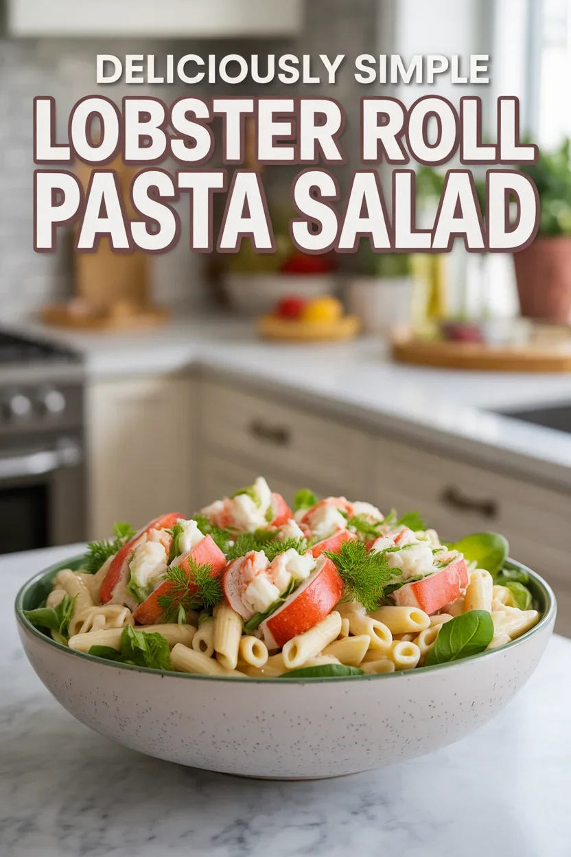 Deliciously Simple Lobster Roll Pasta Salad