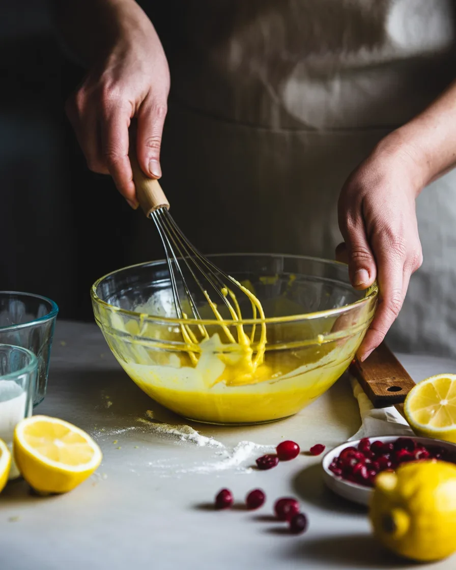 Lemon-Cranberry Bars