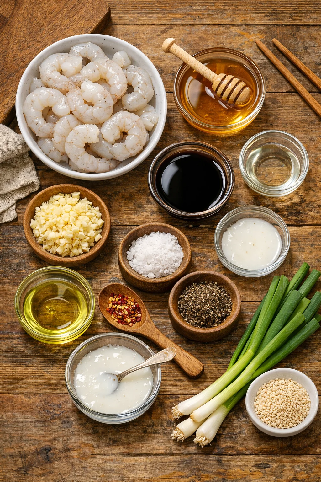 High-Protein Honey Garlic Shrimp