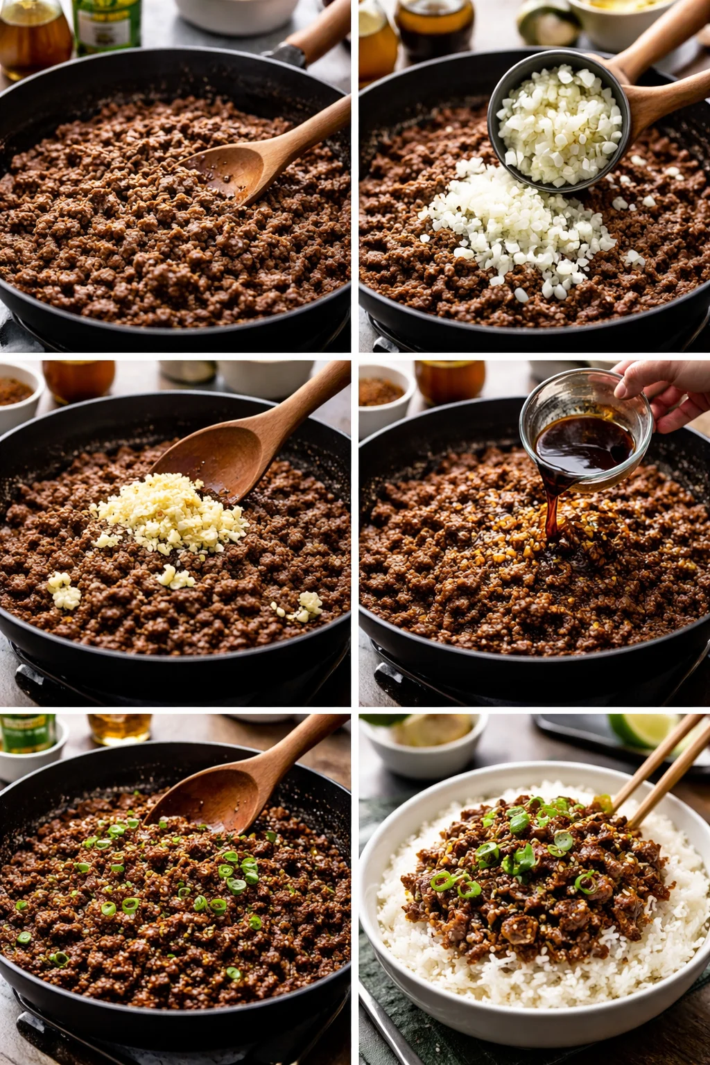 Korean Ground Beef Bowl