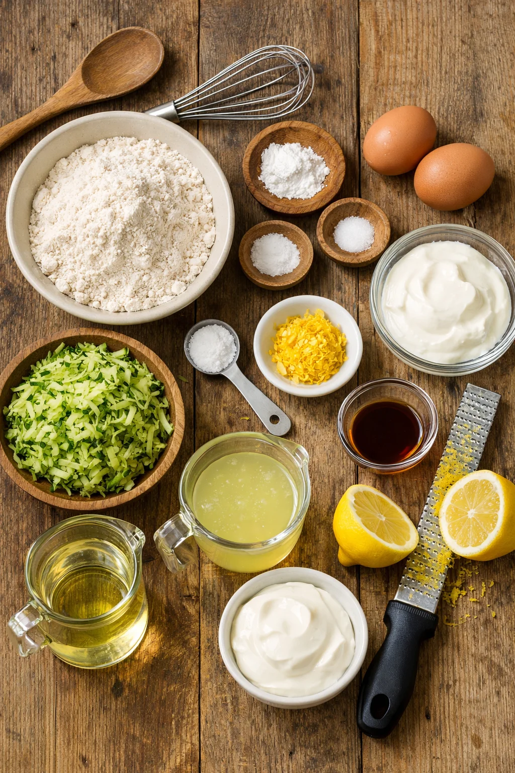 Lemon Zucchini Muffins