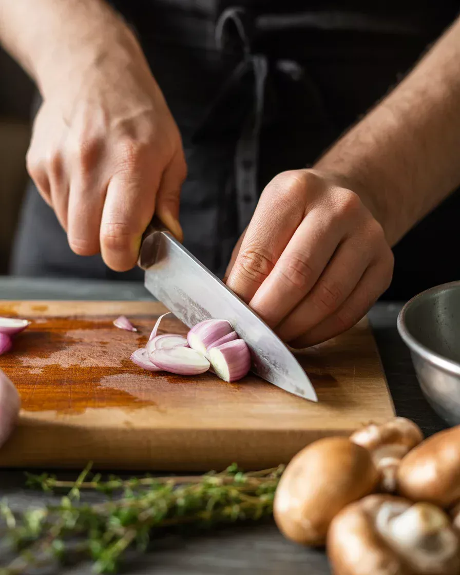 Mushroom, Shallot, and Herbed Goat Cheese Tarts