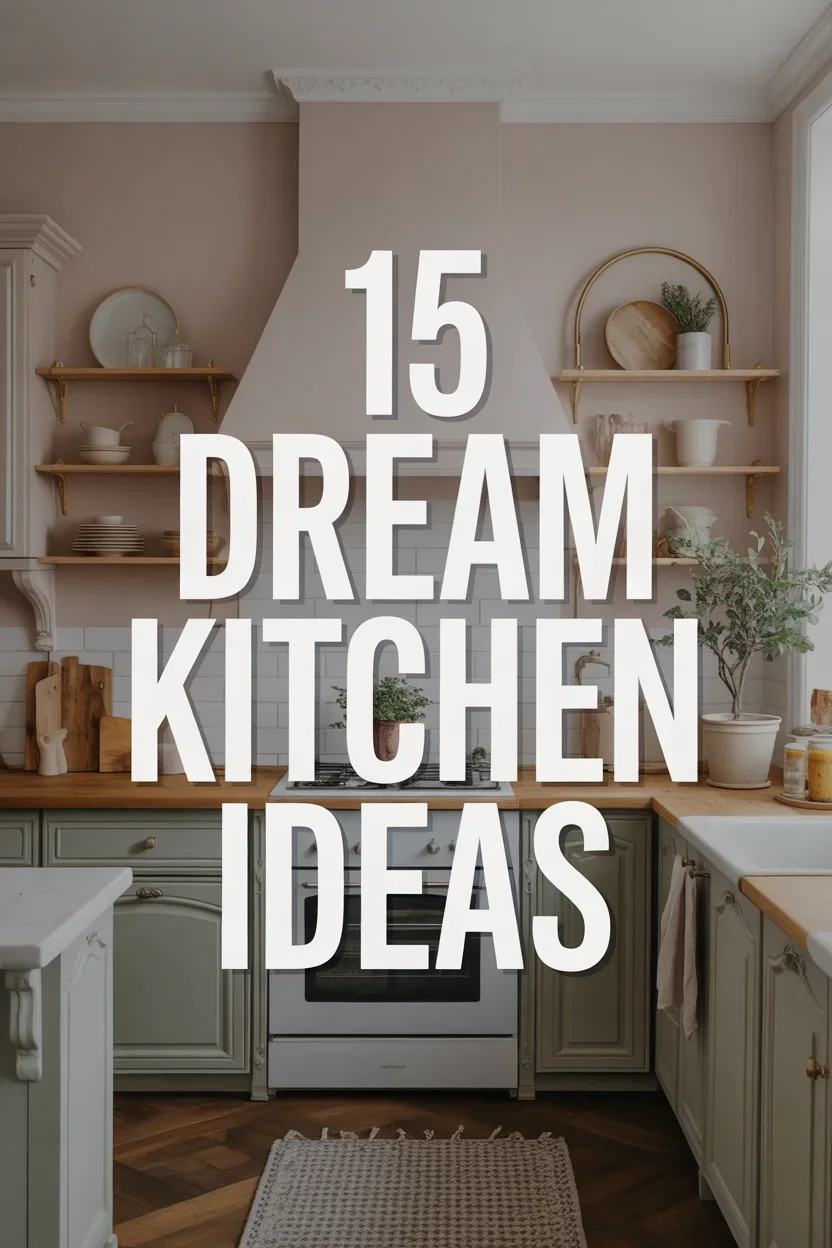 Transform Your Cooking Space with 15 Dream Kitchen Ideas