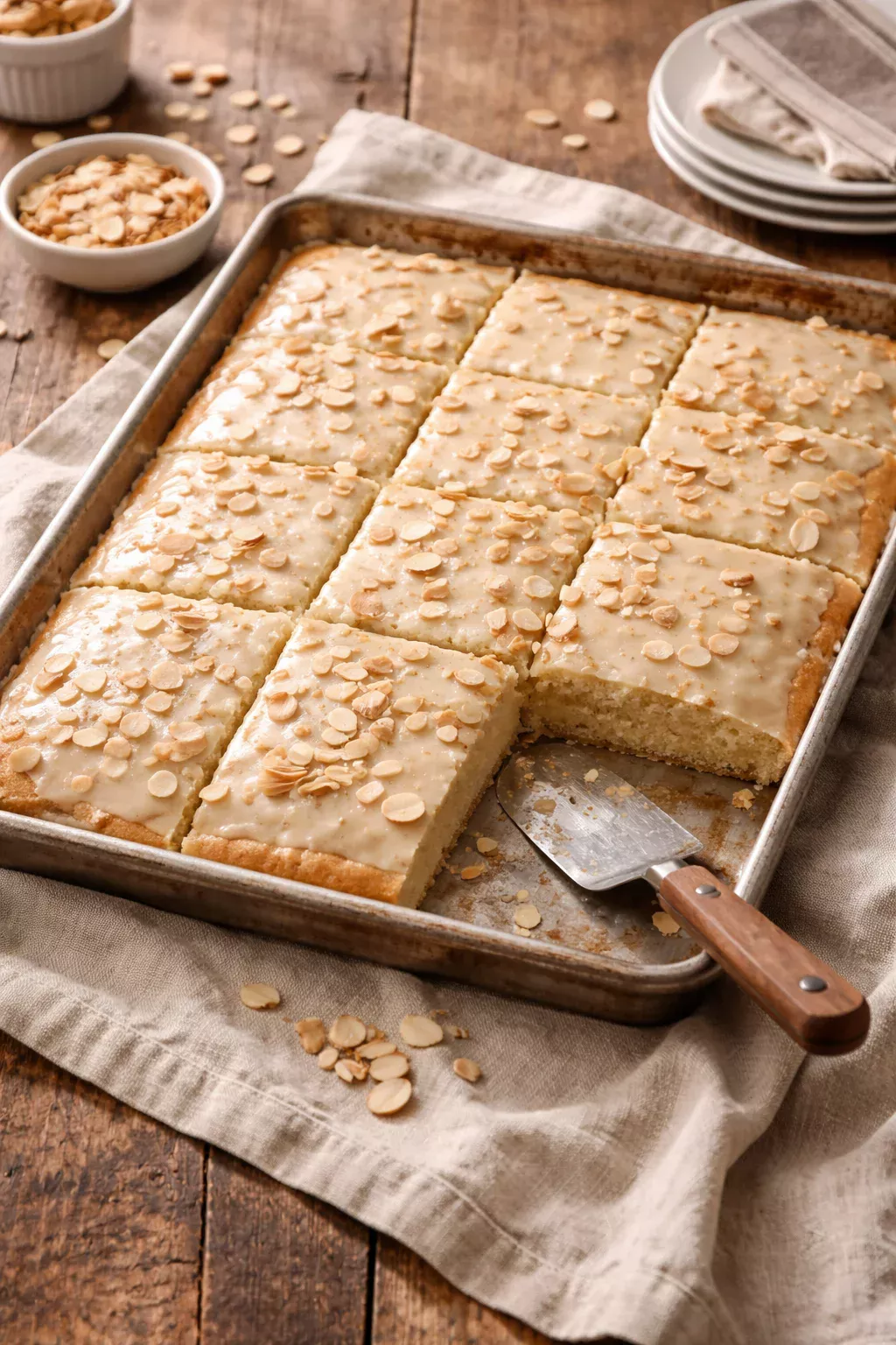 White Texas Sheet Cake