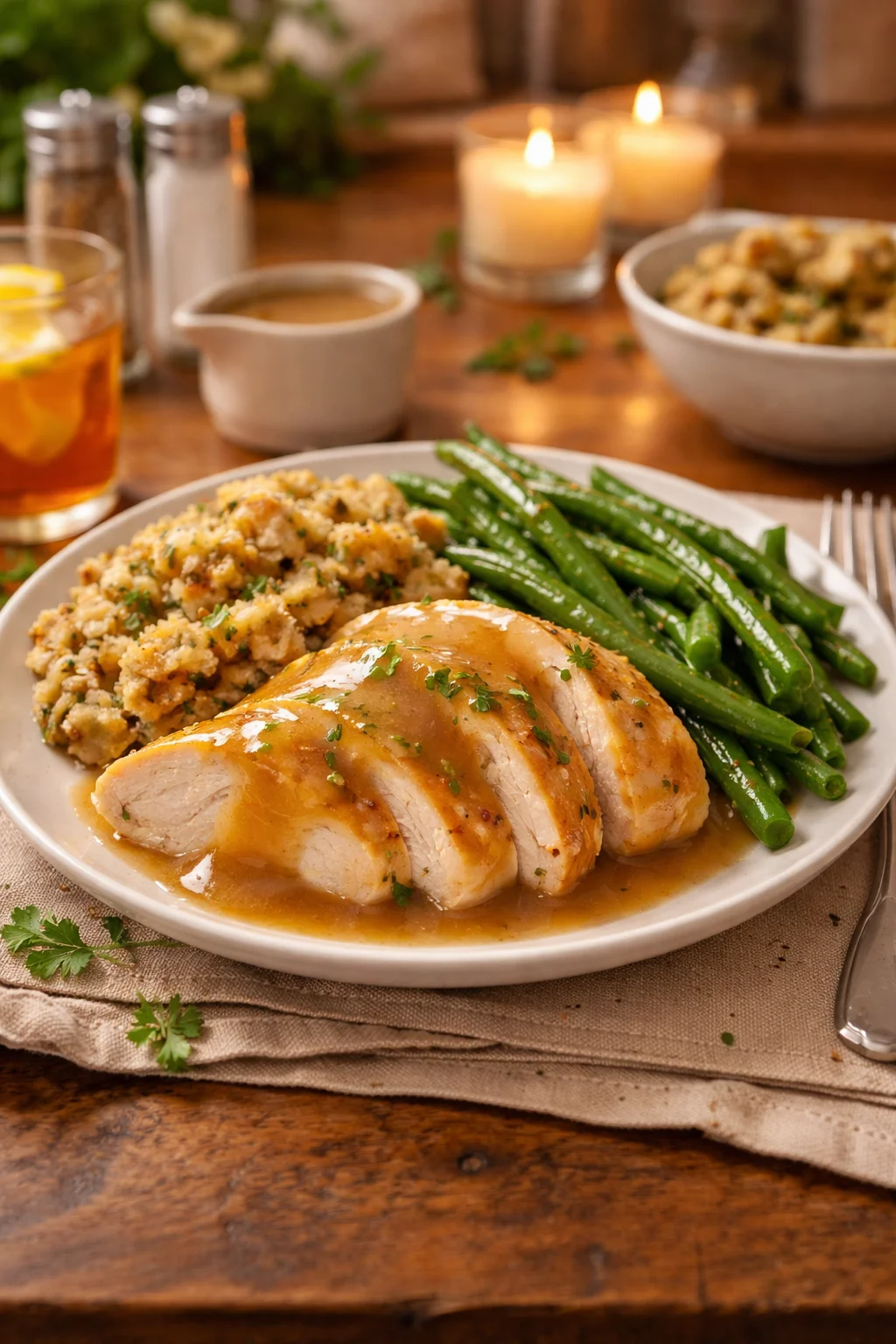 asy Slow Cooker Chicken with Stuffing