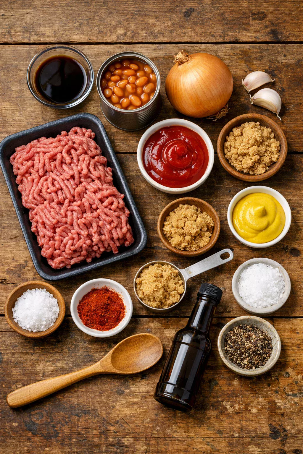 Baked Beans & Ground Beef Casserole