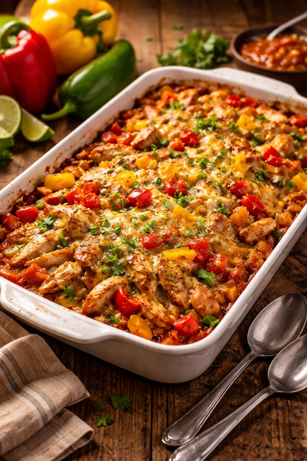 Chicken Fajita Casserole