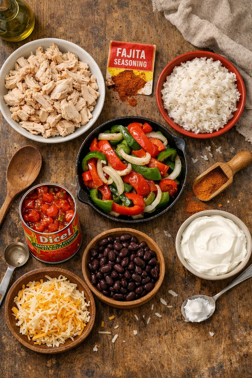 Chicken Fajita Casserole