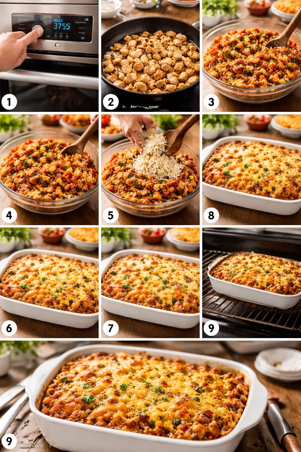 Chicken Fajita Casserole