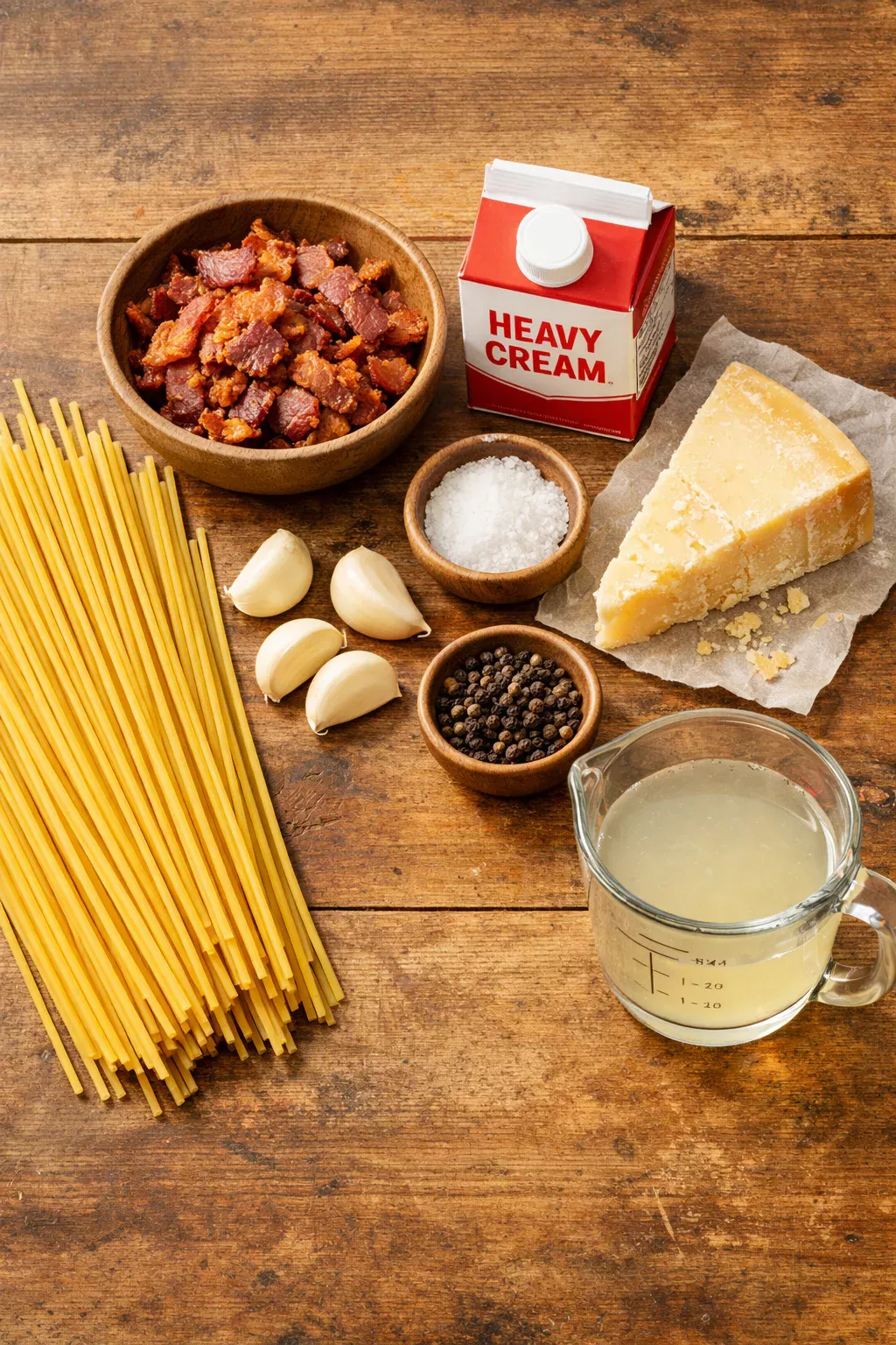 Creamy Bacon Spaghetti