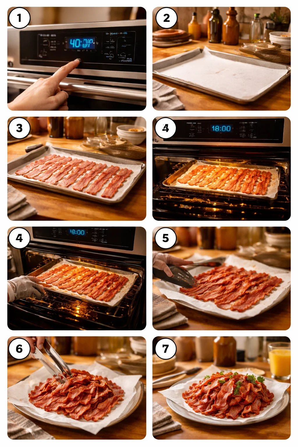How to Cook Bacon in the Oven