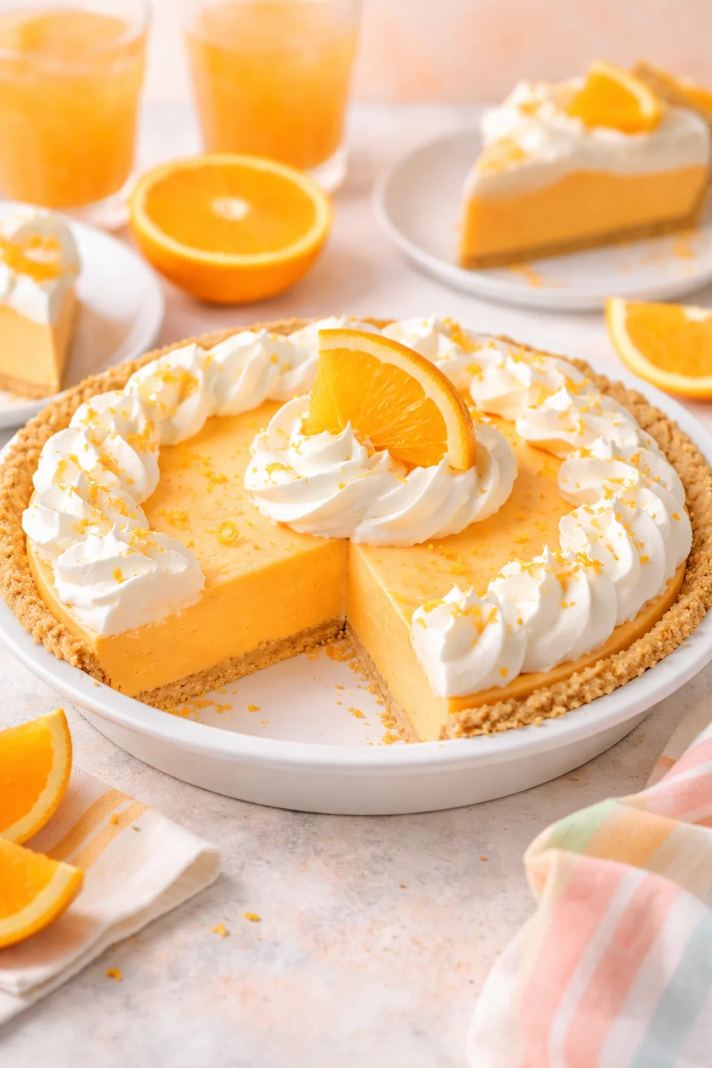 Jell-O Creamsicle Pie