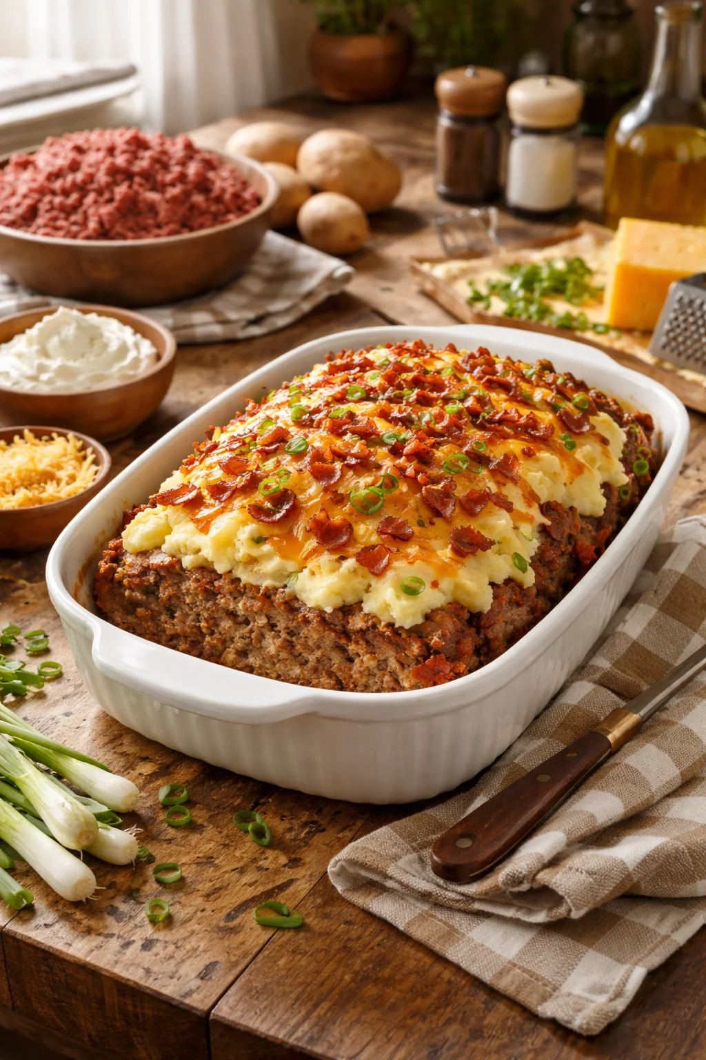 Loaded Potato Meatloaf