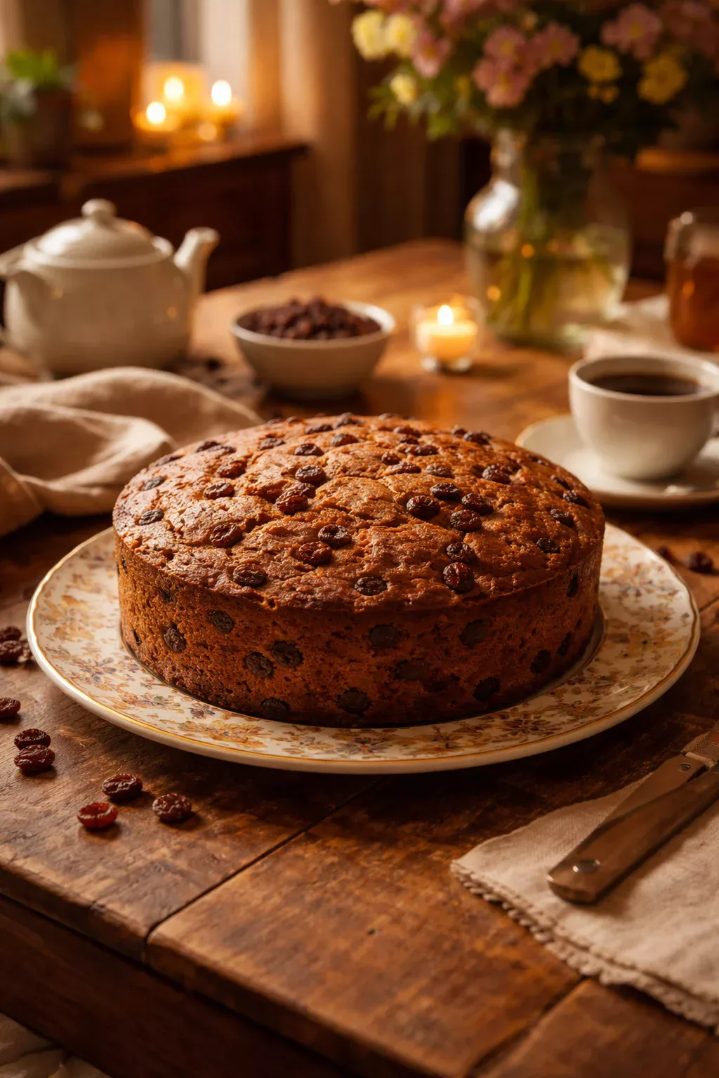 OLD-FASHIONED RAISIN CAKE