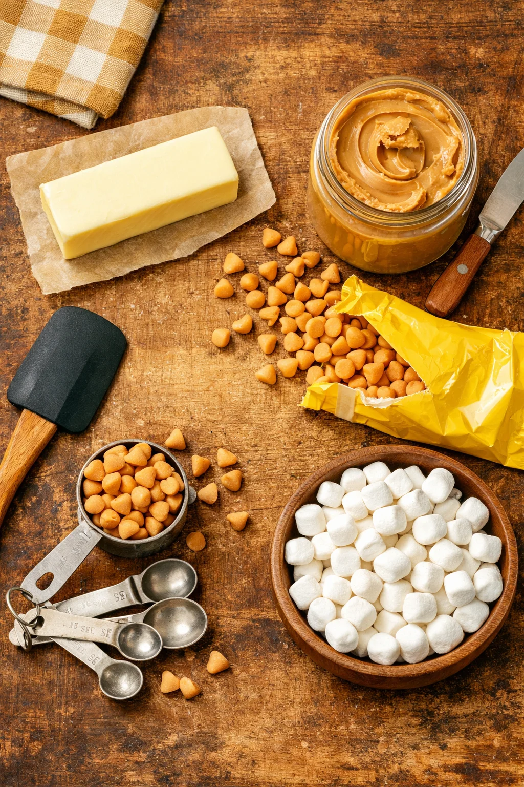 Peanut Butter Marshmallow Squares