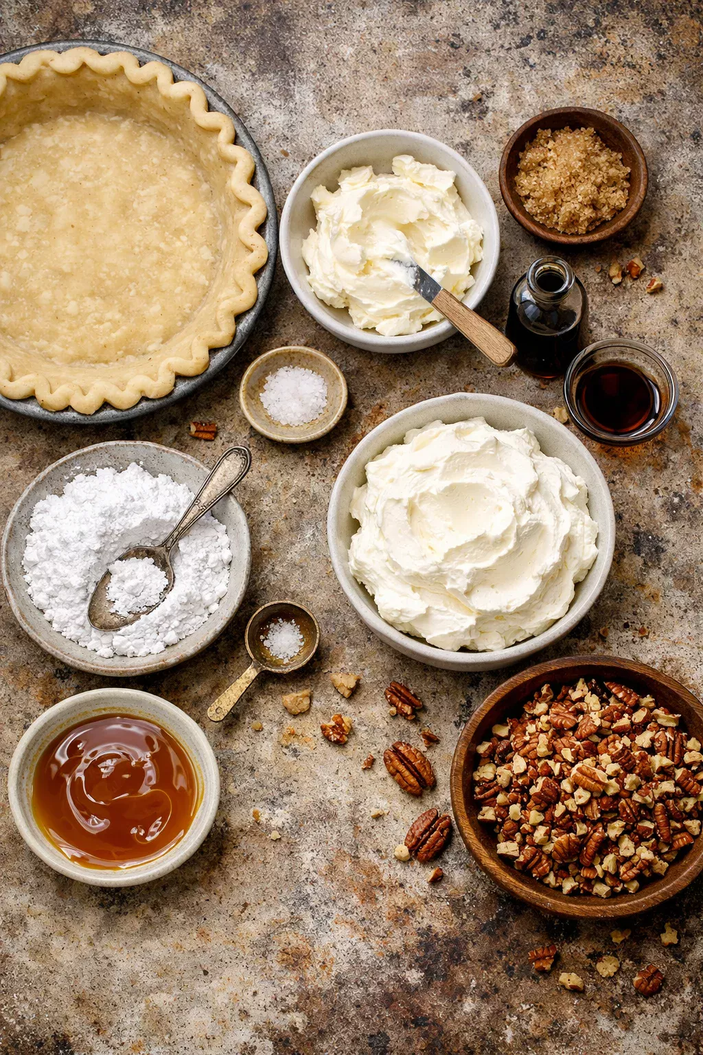 PECAN CREAM DEEP DISH PIE
