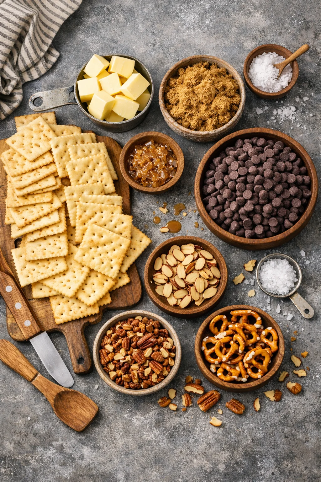 salted caramel crackle