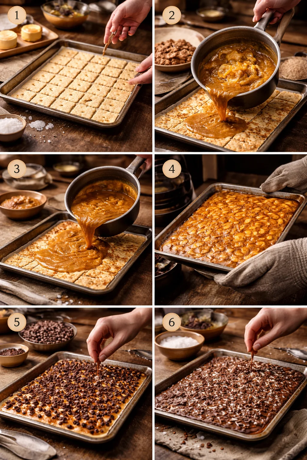 salted caramel crackle