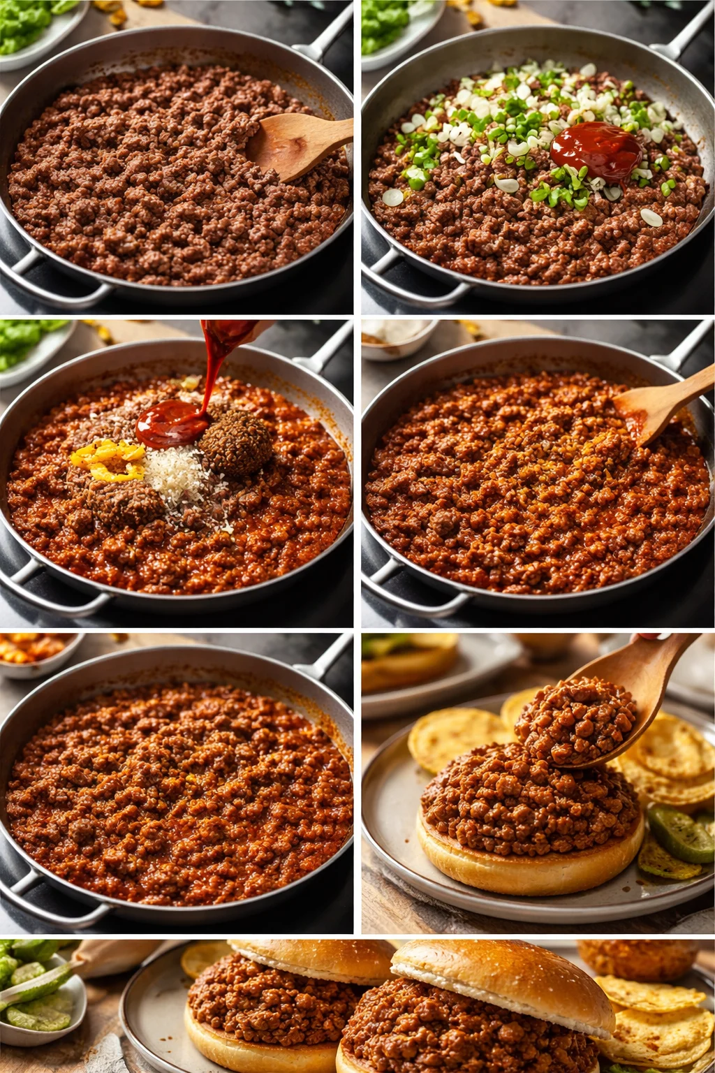 School Cafeteria Sloppy Joes