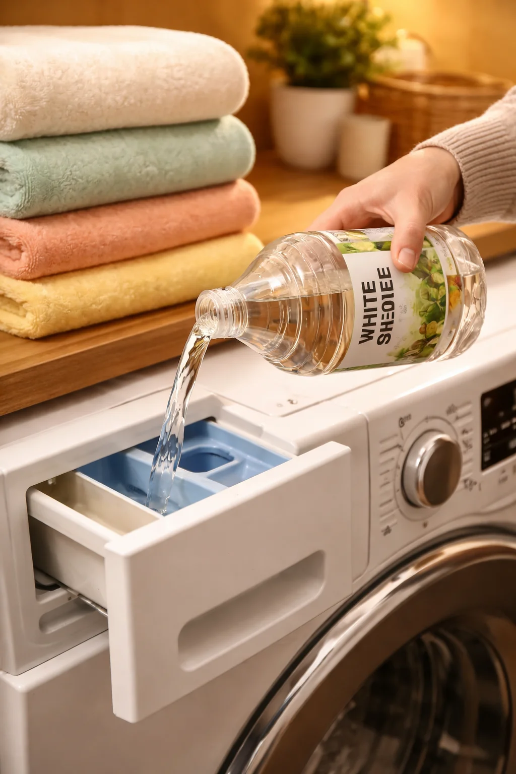 Adding White Vinegar to Laundry: The Secret to Softer Clothes