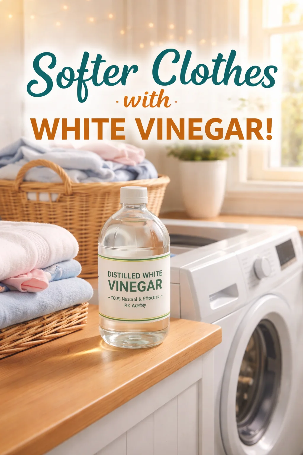 Adding White Vinegar to Laundry: The Secret to Softer Clothes