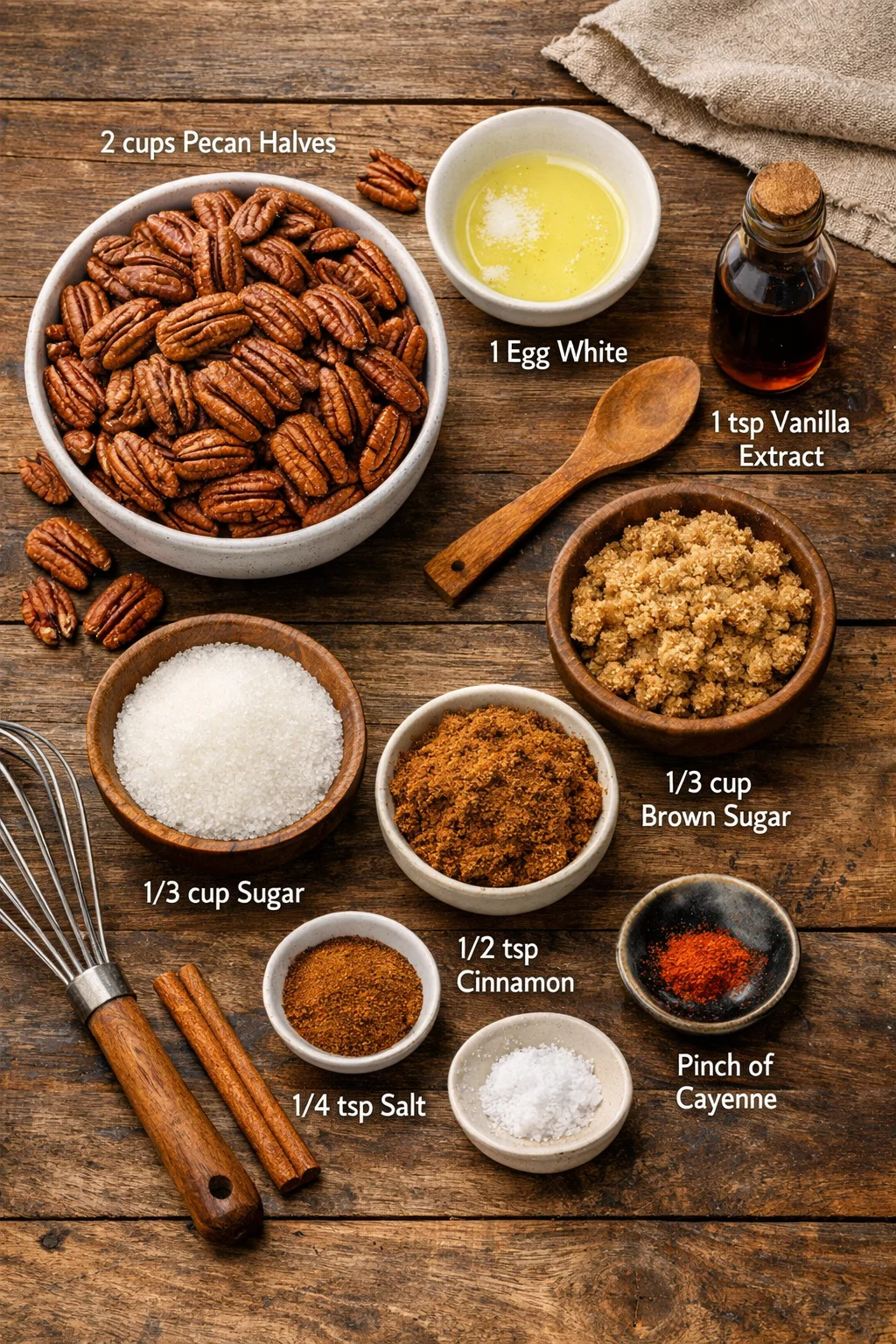 Air Fryer Candied Pecans