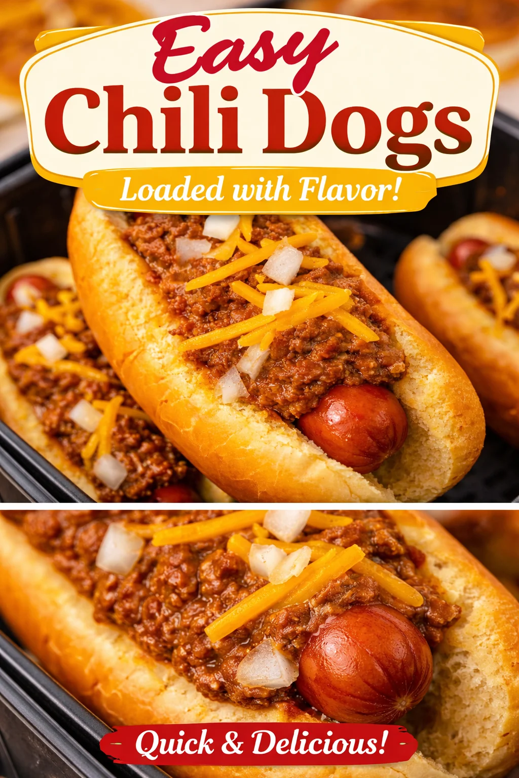 Air Fryer Chili Dogs