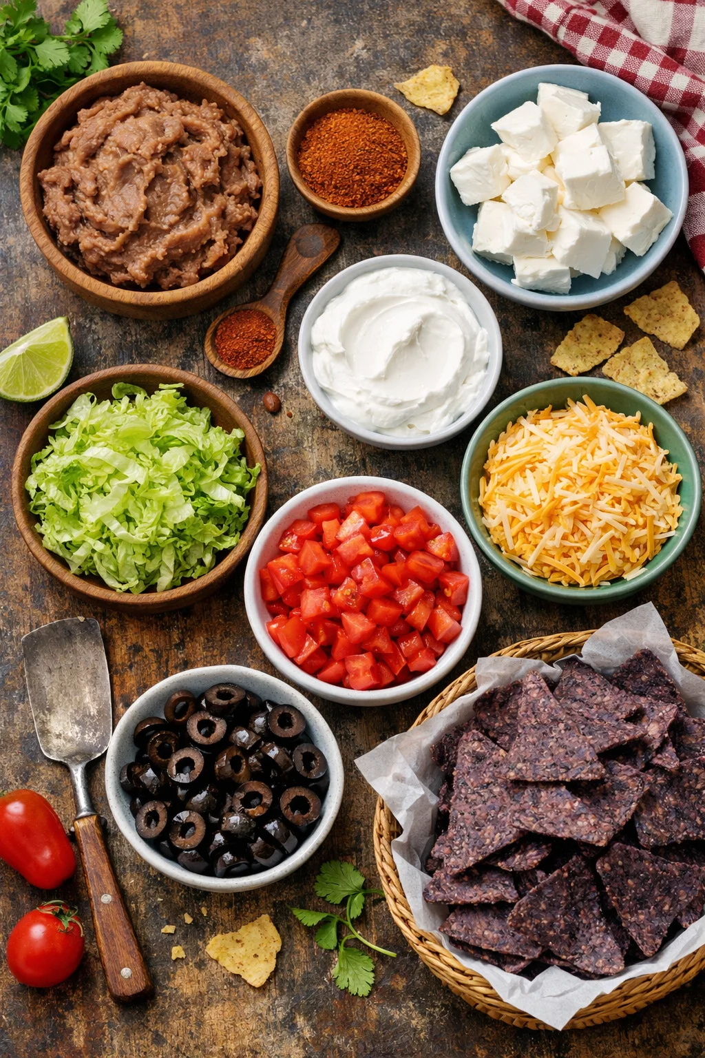 American Flag 7-Layer Dip