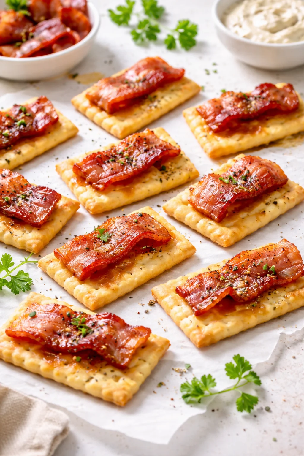 bacon crackers recipe