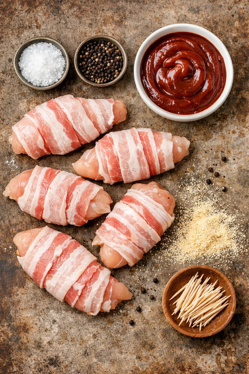 Bacon Wrapped BBQ Chicken