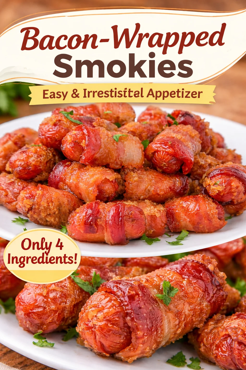 BACON WRAPPED SMOKIES