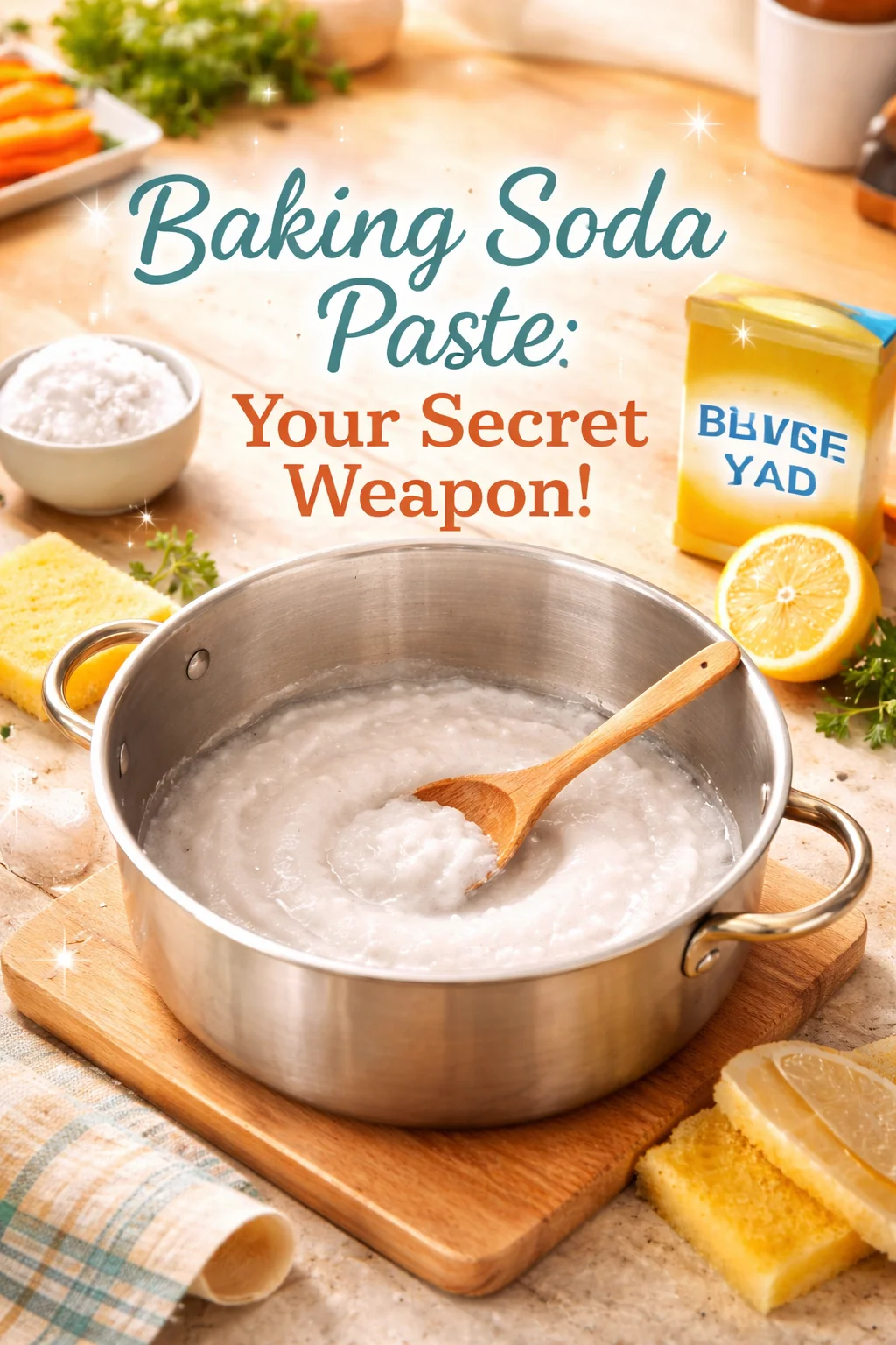Baking Soda Paste: Your Secret Weapon Against Burnt Pots