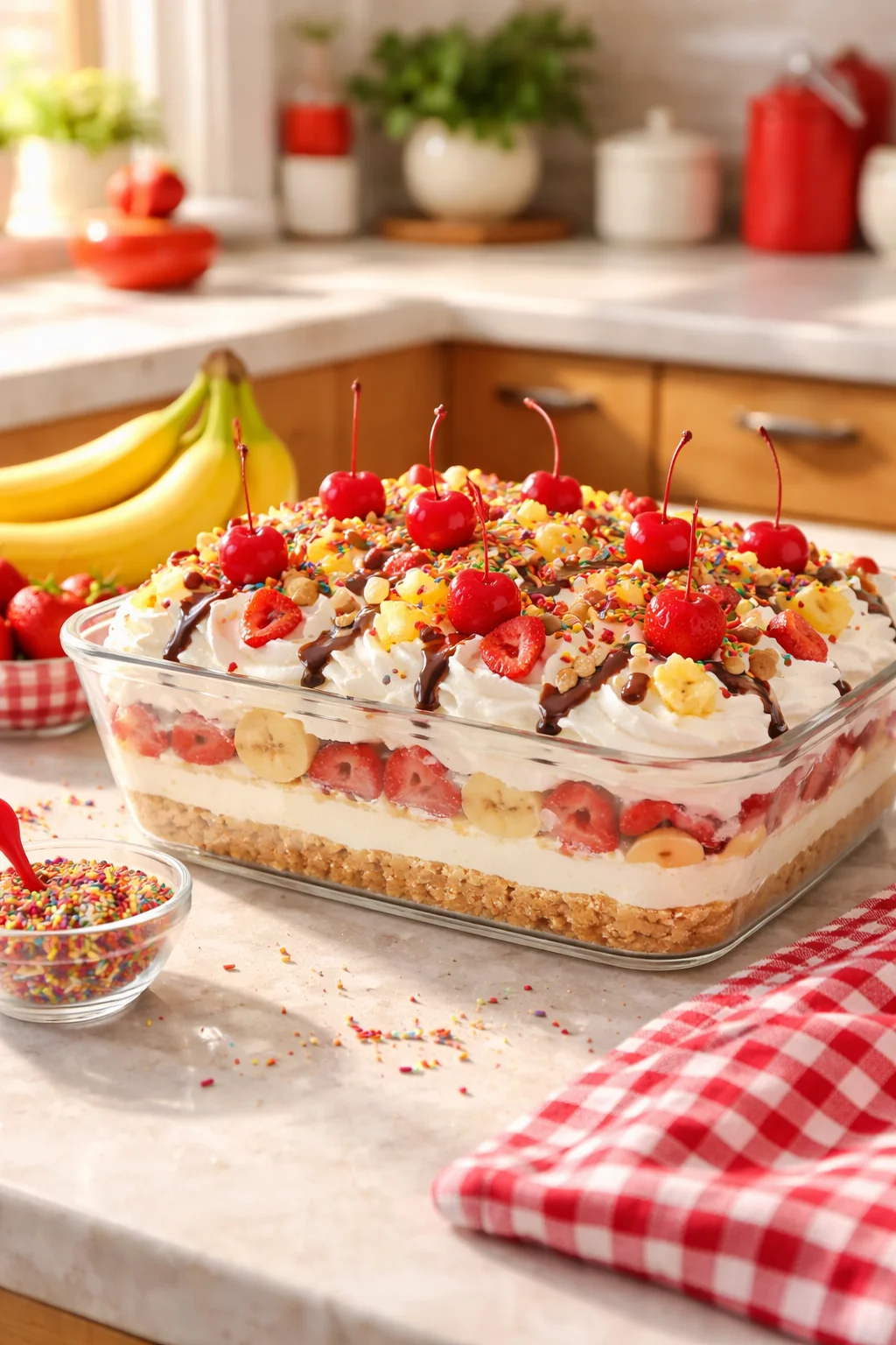 Banana Split Dessert