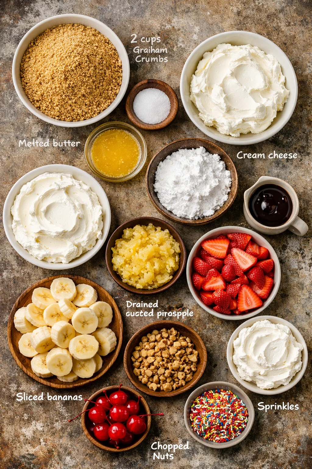 Banana Split Dessert