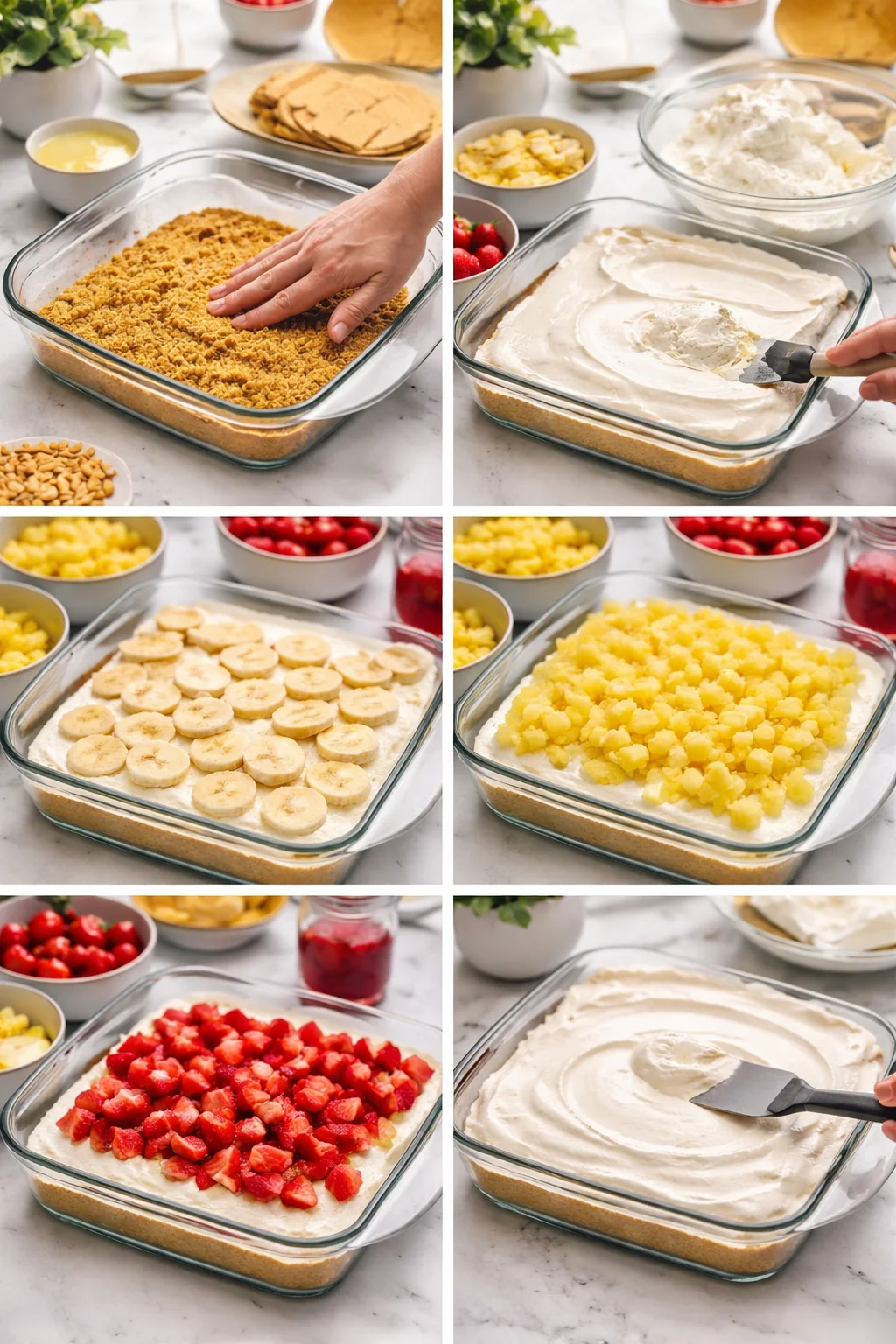 Banana Split Dessert