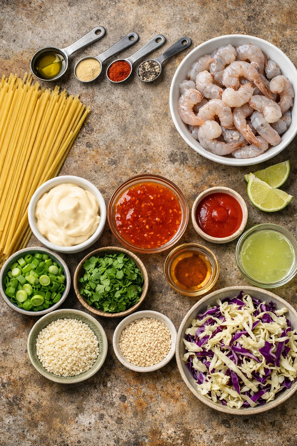 Bang Bang Shrimp Pasta