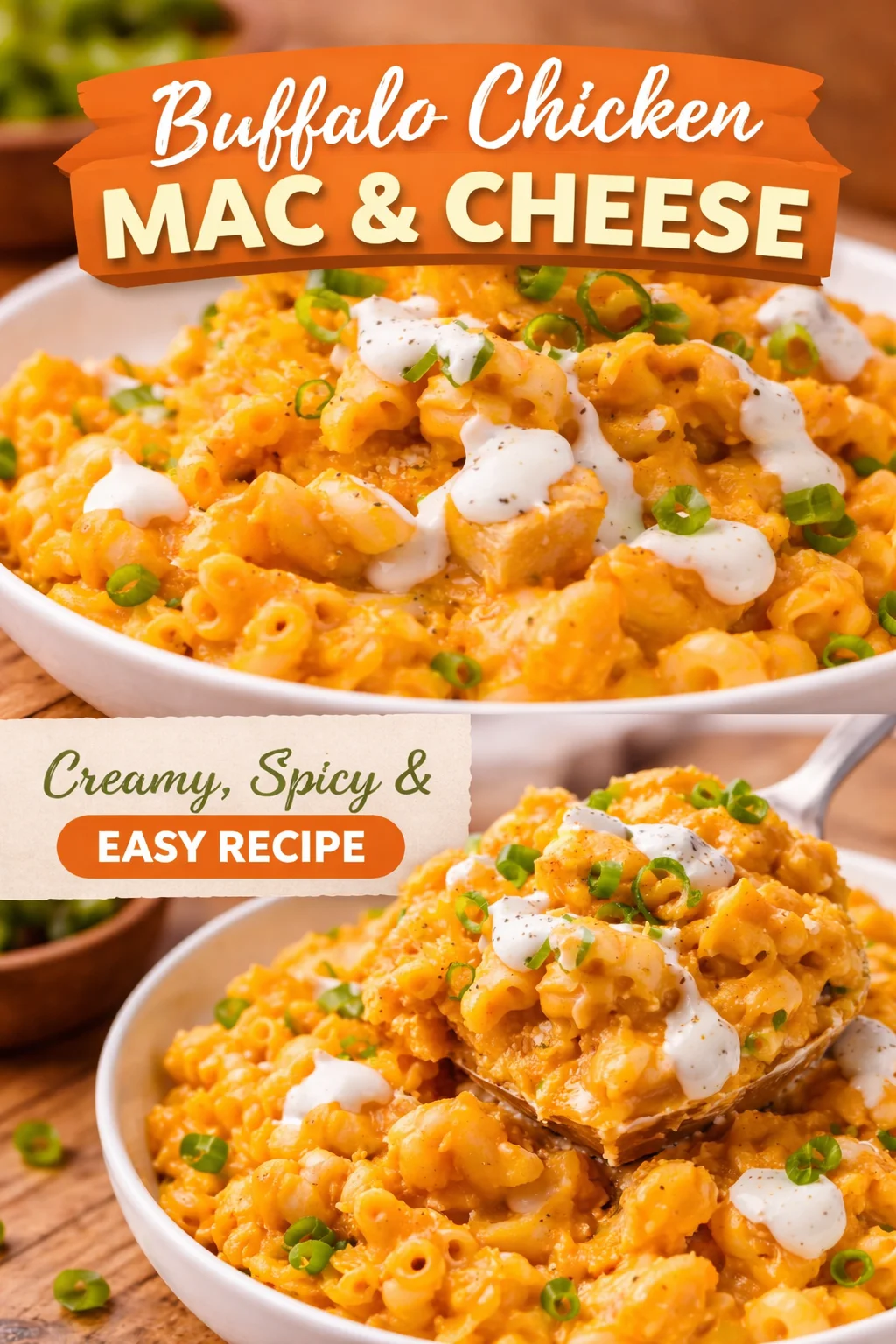 Buffalo Chicken Mac and Cheese