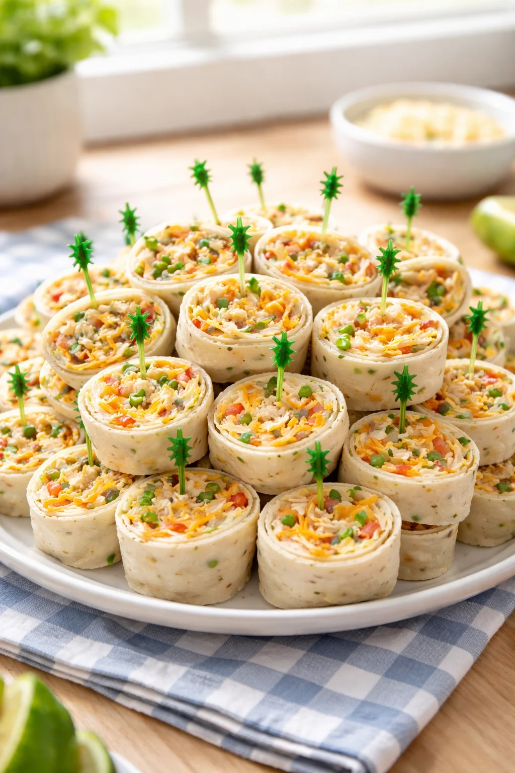 BUFFALO CHICKEN ROLL-UPS