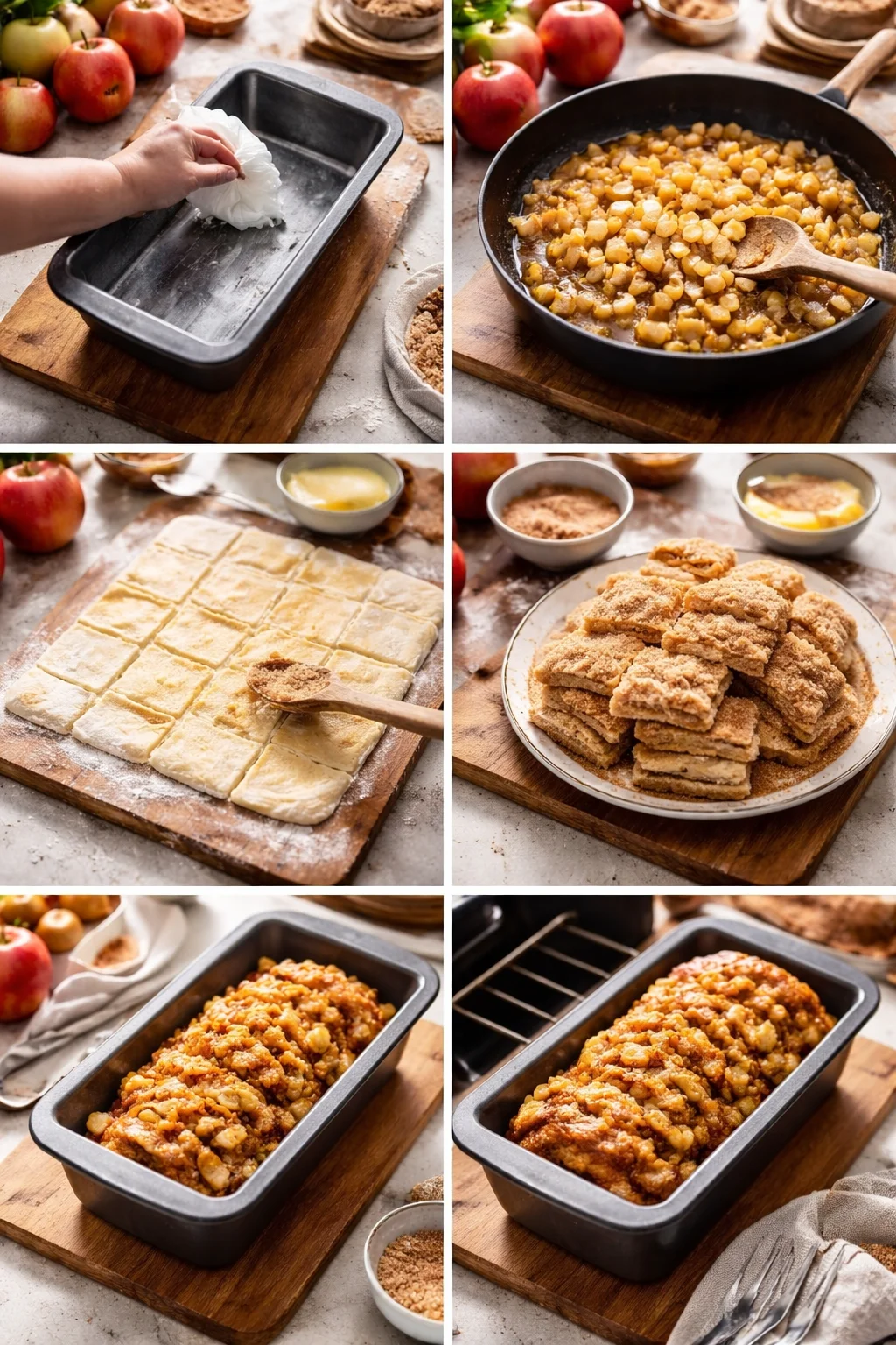 Caramel Apple Pull Apart Bread