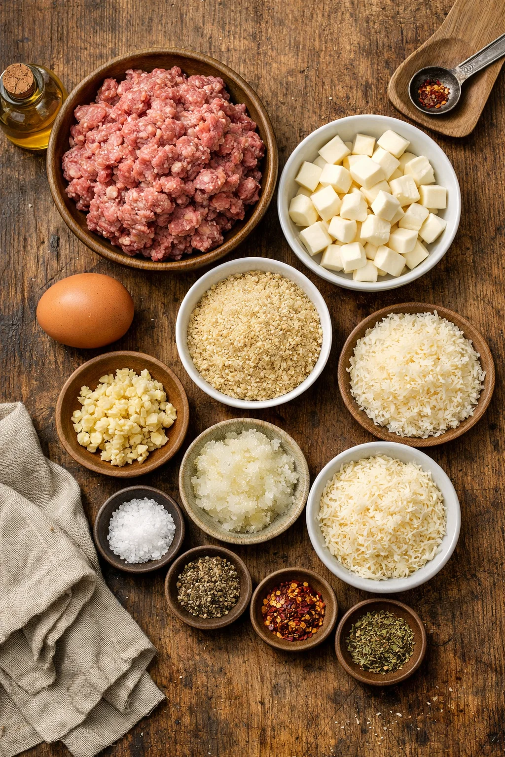 Cheese Stuffed Meatballs