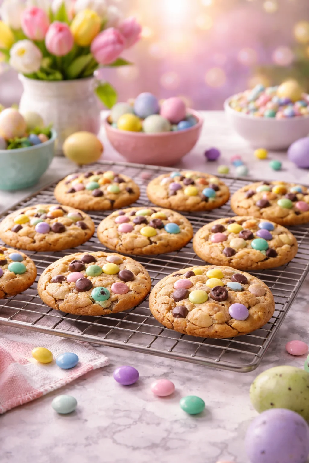 chocolate chip cookies for Easter!