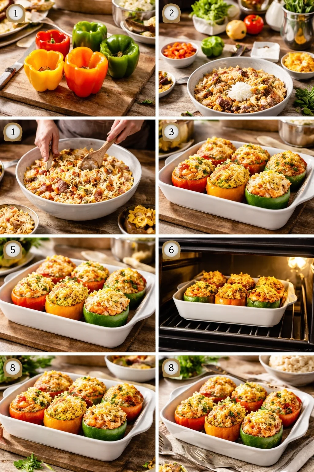 Cream Cheese Chicken Stuffed Peppers