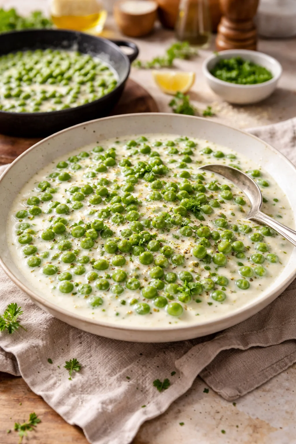 Creamed Peas Recipe