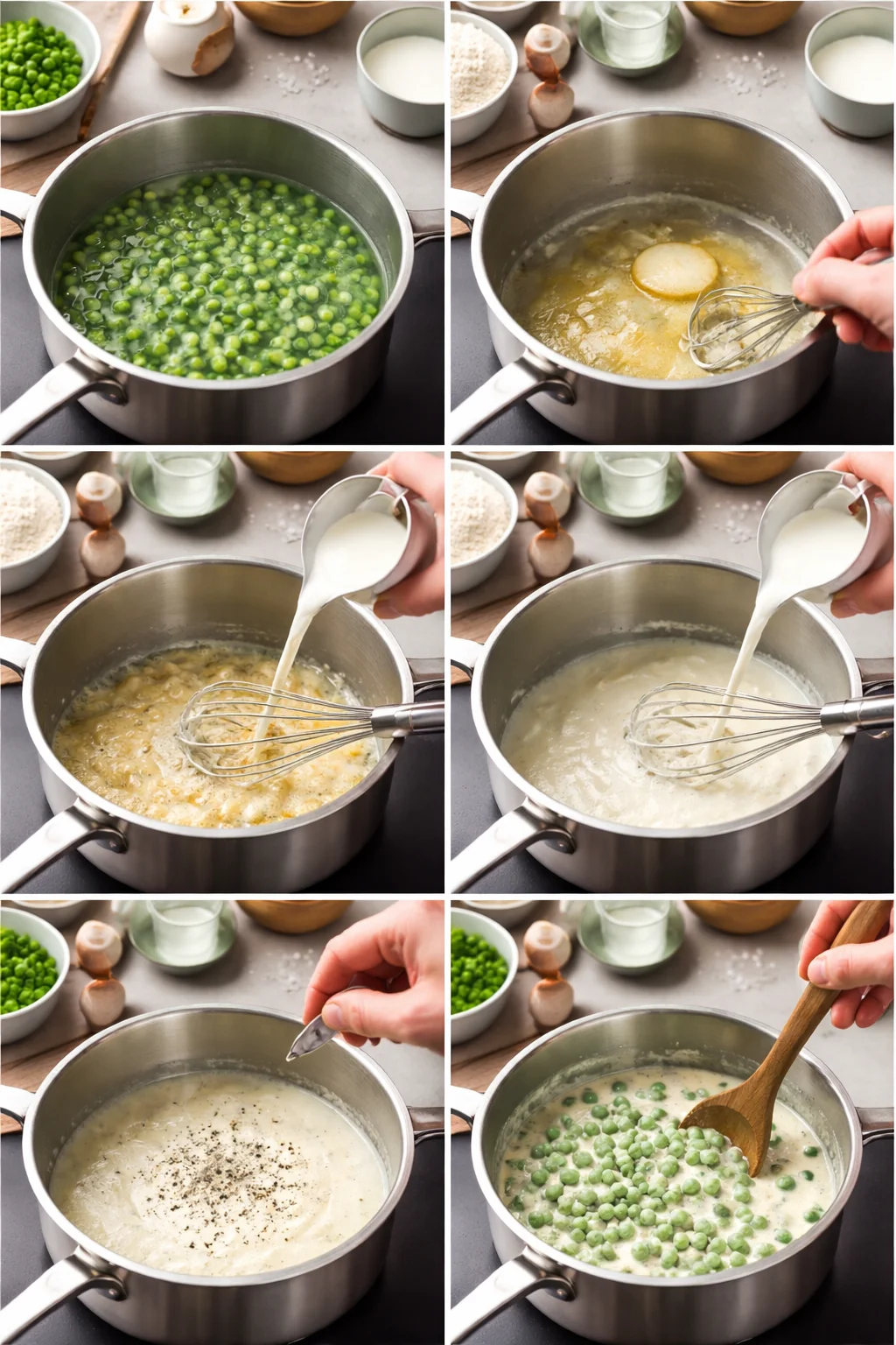 Creamed Peas Recipe